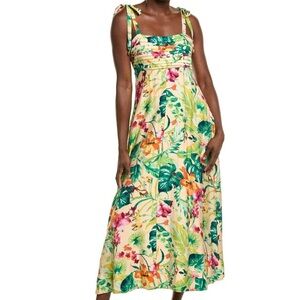 Great Taylor Floral Print Maxi Dress size L